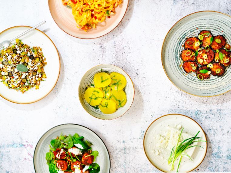 Colorful plates