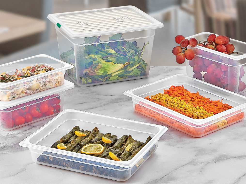 Plastic food containers