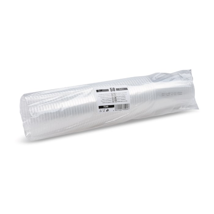 drinking cup transp.0,4l/50pcs