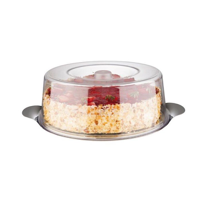 Cake plate,O 30 cm, cover height 11 cm