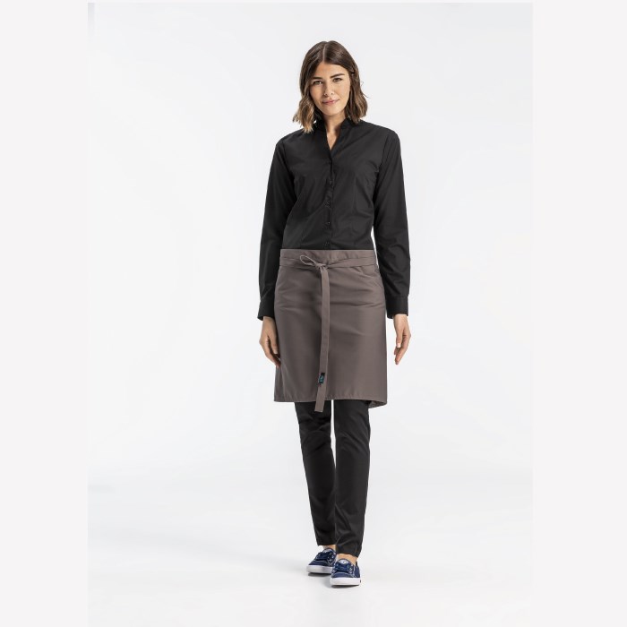 Bistro apron 90x50 cm taupe