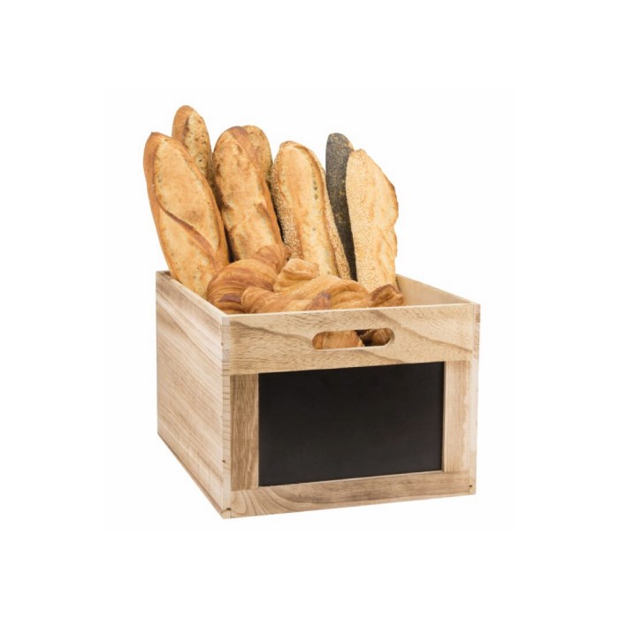 box dřevěný s popisovacími tabulkami 21x35x28,3 cm