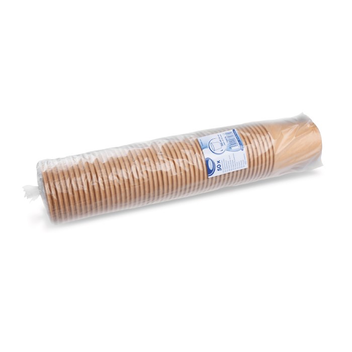 miska papírová kulatá hnědá 750ml, 50ks