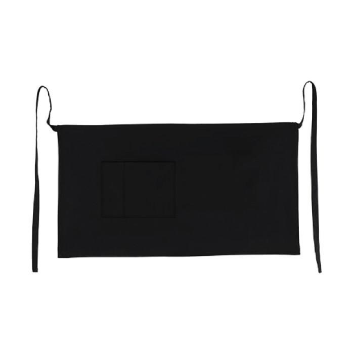 Apron black 50x90 pockets