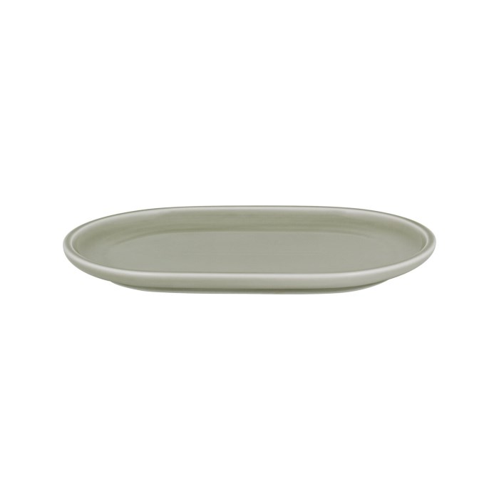 Shiro Glaze Platter oval coupe STEAM 36x24cm
