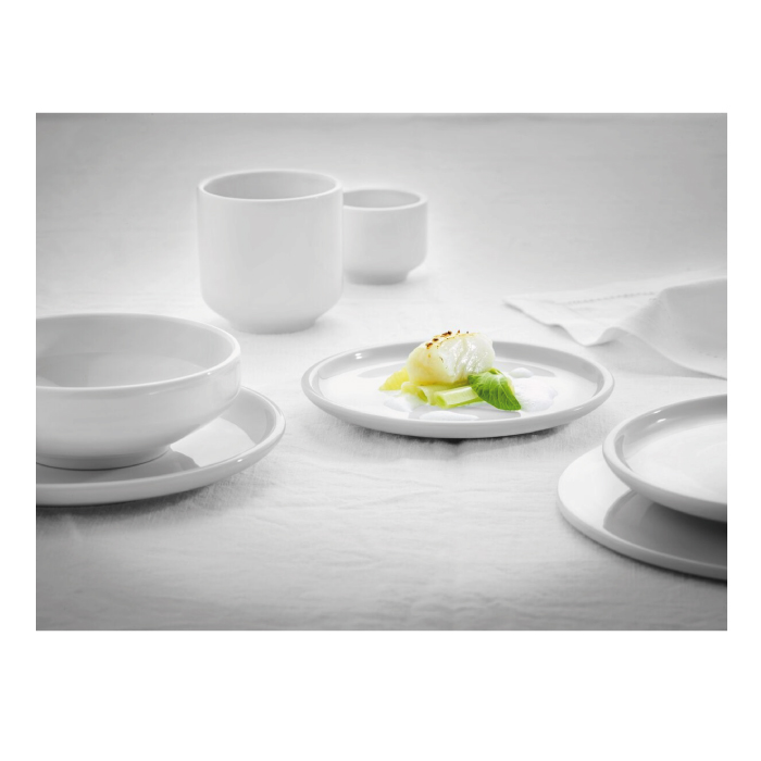 Shiro Plate flat round coupe 11cm