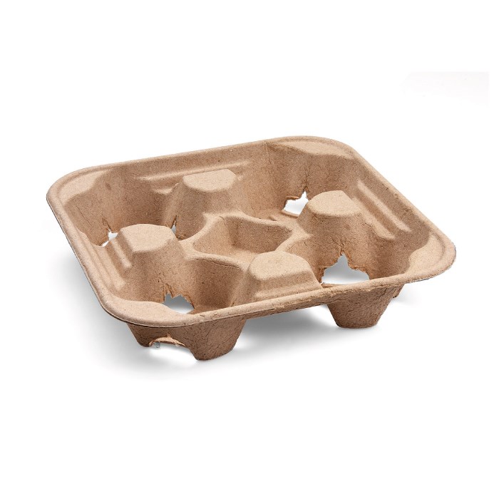 paper tray for 42 cups 22x22 cm /50pcs
