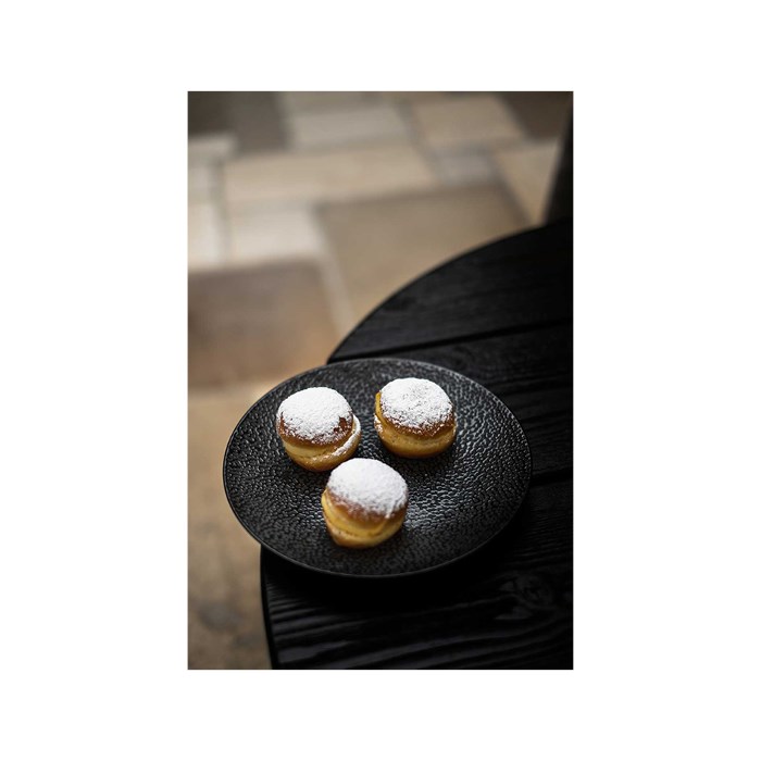 CANDY BLACK plate flat 21,5 cm