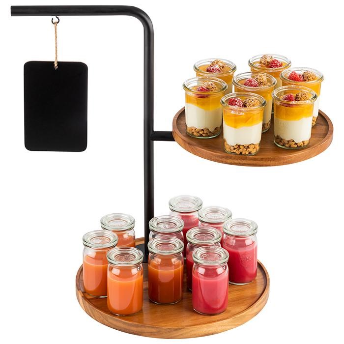 2-tier tray -IRON-