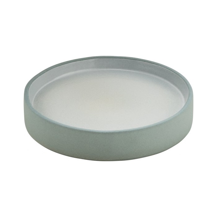 2in1 Plate/Espresso saucer grey/white 14cm