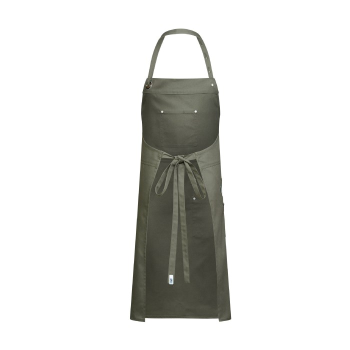 Pinafore canvas 77x95 cm olive grren