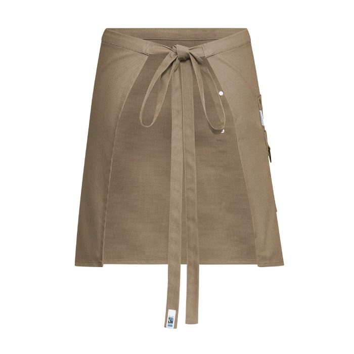 Bistro apron canvas 77x45 cm sand