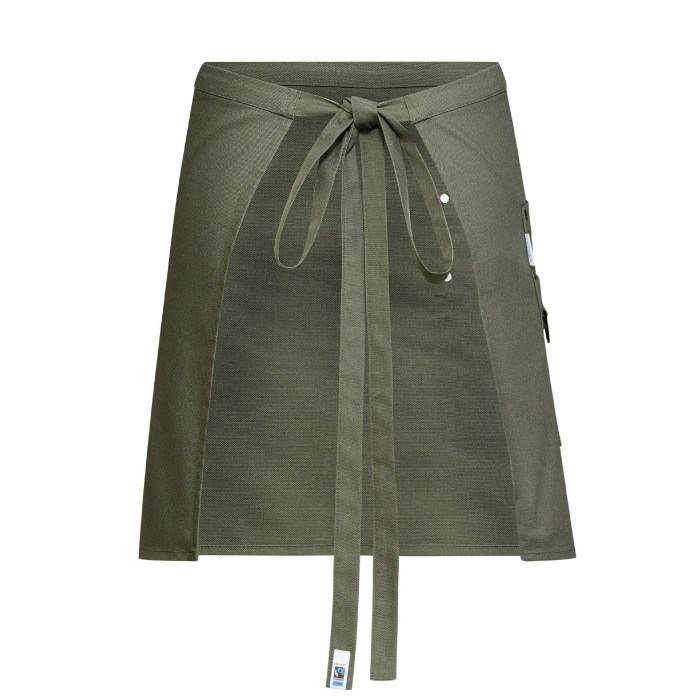 Bistro apron canvas 77x45 cm olive green