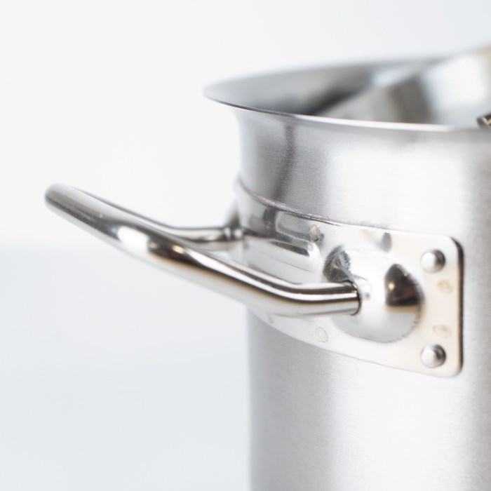 casserole 20/10 3.5 l low stainless steel with lid STANDARD