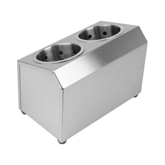 cutlery tray stainless steel for 2 baskets 26.5x15x19 cm