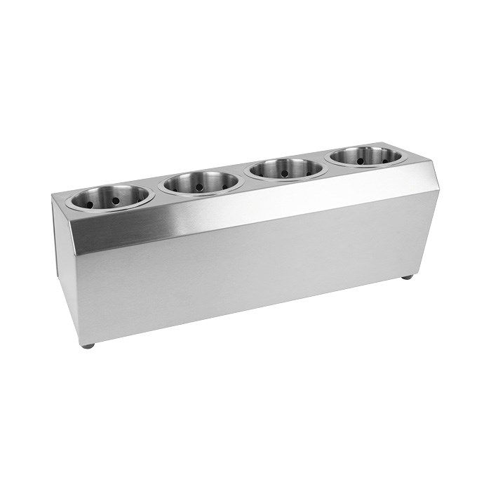 cutlery tray stainless steel for 4 baskets 50.5x15x19 cm