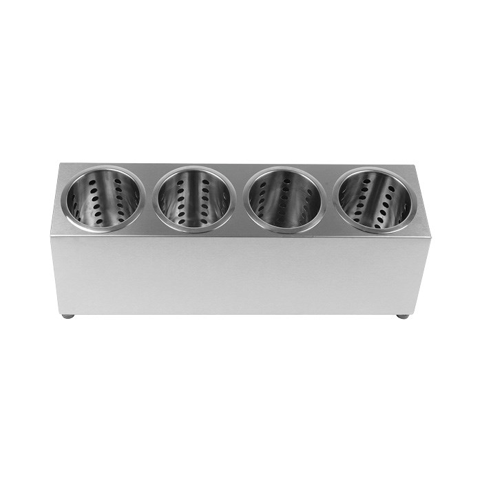 cutlery tray stainless steel for 4 baskets 50.5x15x19 cm