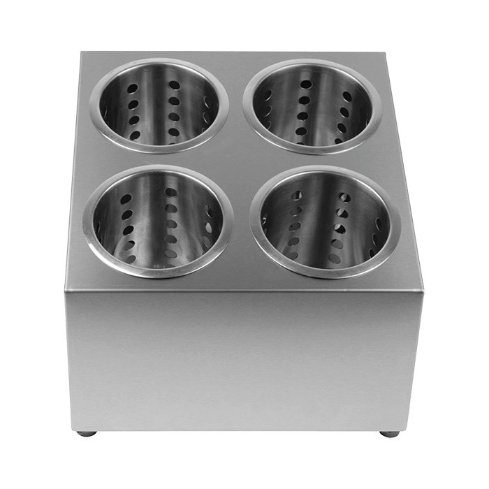 cutlery tray stainless steel for 4 baskets 26.5x30x21 cm