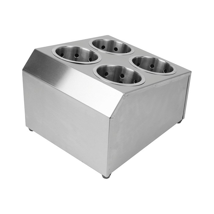 cutlery tray stainless steel for 4 baskets 26.5x30x21 cm