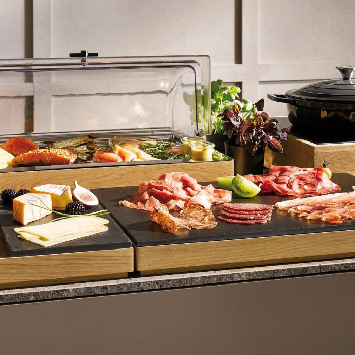 GN 1/1 natural slate tray