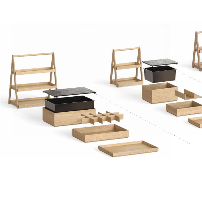 GN 1/2 wooden box -VALO-