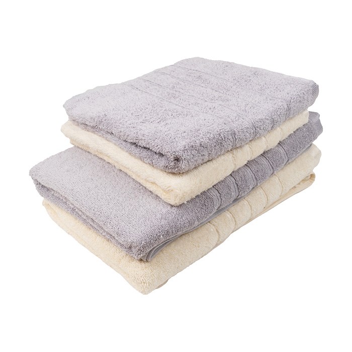towel 50x100 cm Havana ECRU terry 500 g/m2 organic cotton