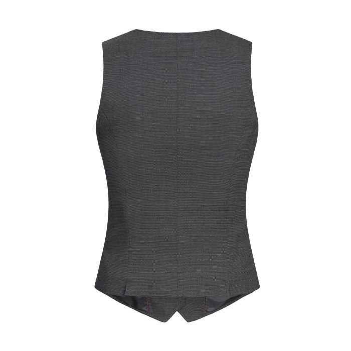 ladies waistcoat Modern, regular fit, pinpoint black, s. 46