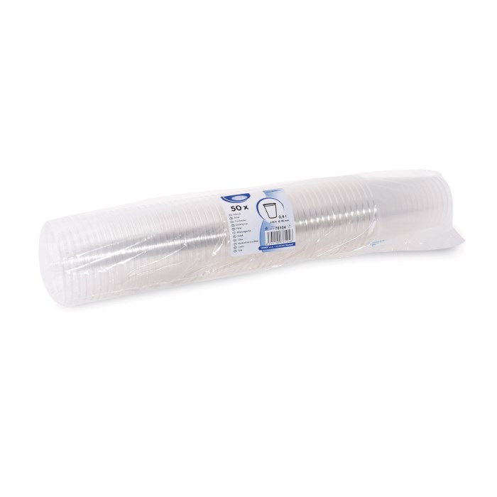 kelímok číry 400ml PET pr. 95mm 50ks
