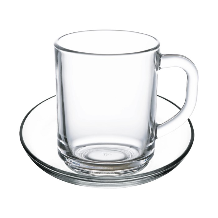 saucer glas 11 cm  uni