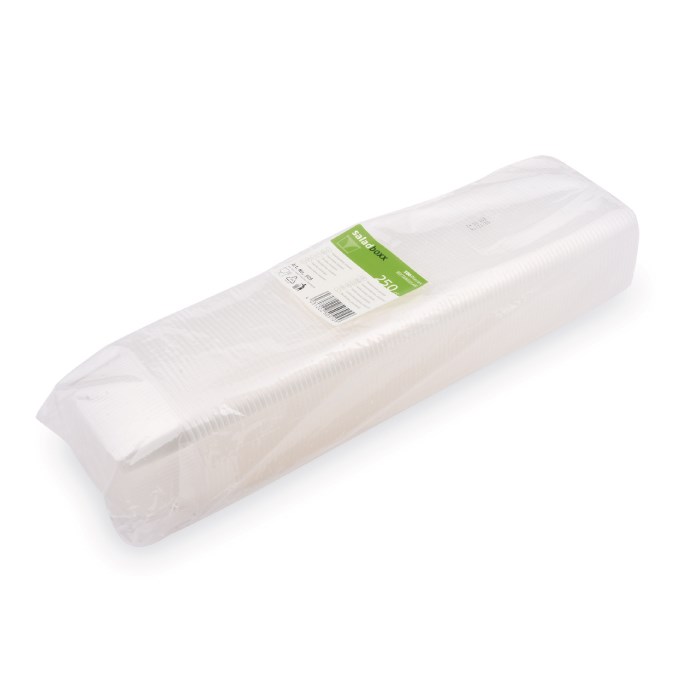 miska hranatá 250ml, 100ks průhledná (PP)