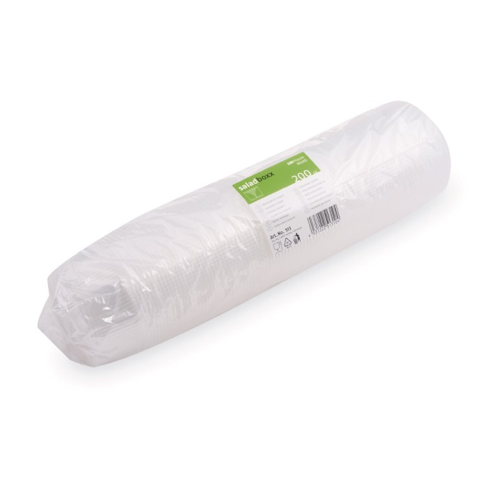 miska kulatá 200ml, 100ks průhledná (PP)