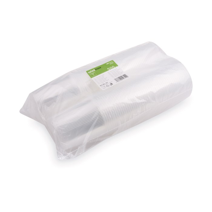 miska kulatá 500ml, 100ks průhledná (PP)