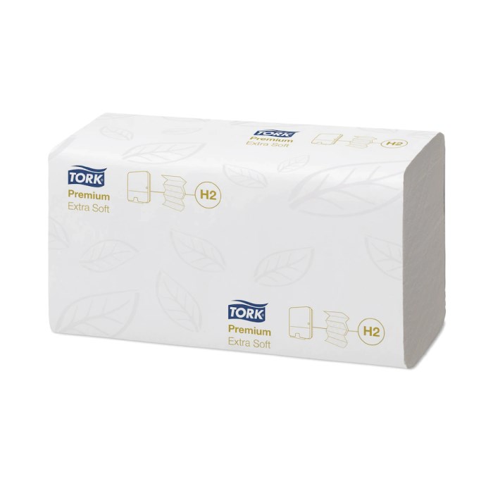 ručníky pap. Premium 2-vr. H2, 100 útr., 21,2x34cm extra soft