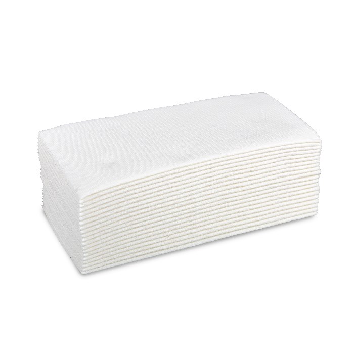 Paper napkins 39x39cm, 1/8 fold, 2-ply, white. 250pcs