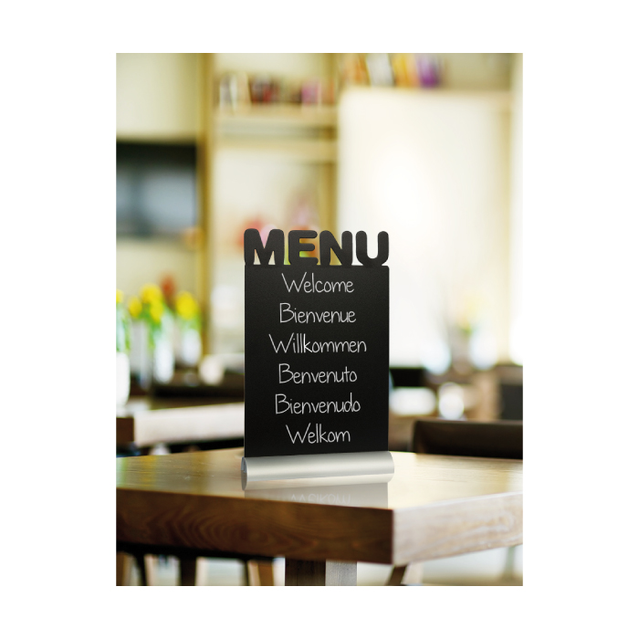 tabulka popisovací stolní MENU 34,2 x 21 x 6 cm s popisovačem