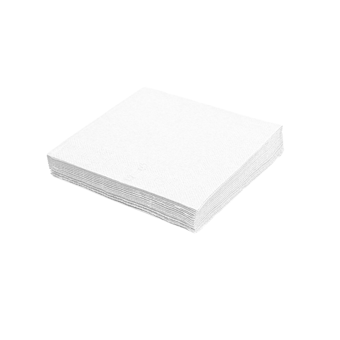 ubrousky 30x30/100 ks 1-vrstvé bílé celulóza