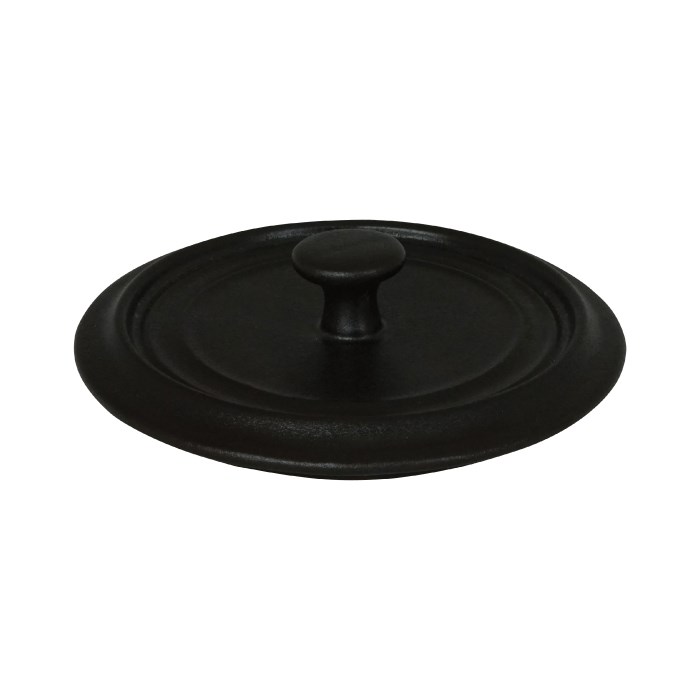 saucepan with lid 13,5cm 500ml porcelain look cast iron