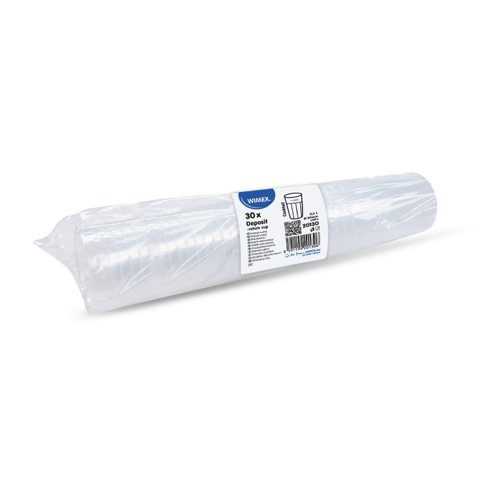 Kelímek vratný na koktejl 0,3 l PP 30 ks