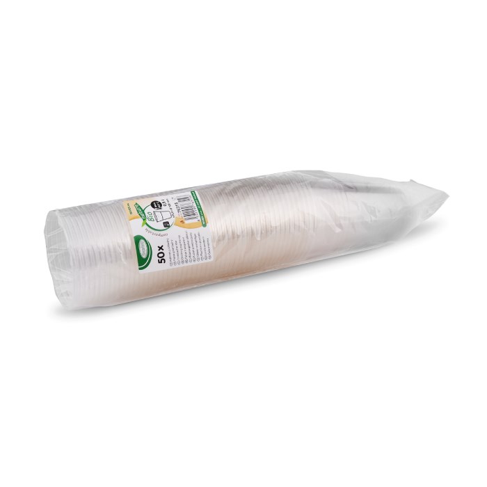 kelímek BIO průhledný 0,5 l / 50ks (PLA)