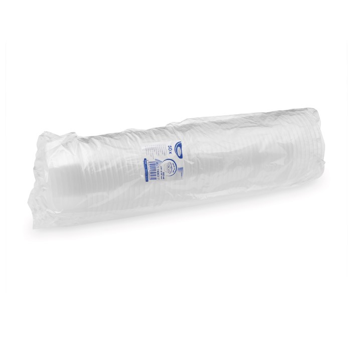 miska polévková zatavovací 350ml, pr.127mm, 50ks průhledná (PP)