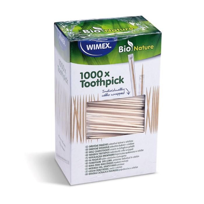 wrapped toothpicks 1000pcs