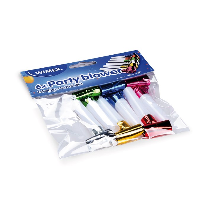 coloured trumpets 6pcs