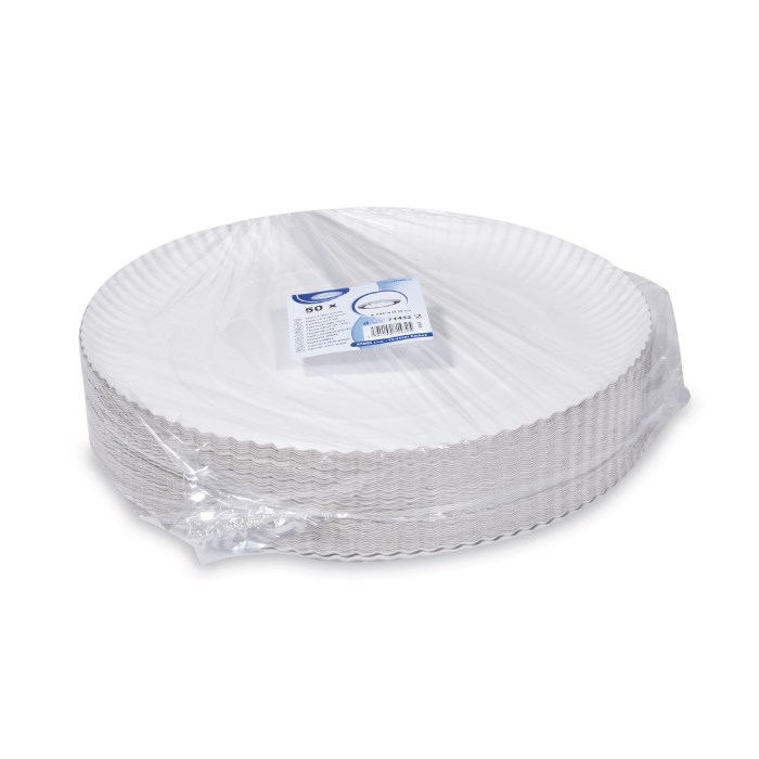Deep paper plate round 32 cm