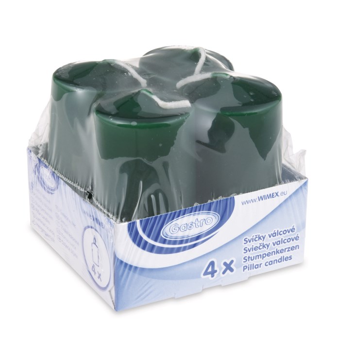 Pillar candle 40 x 80 mm dark