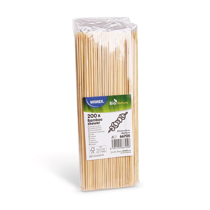 Bamboo skewers 25 cm