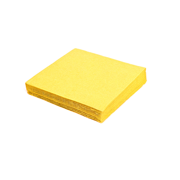 Napkins 1-ply, 33 x 33 cm yell