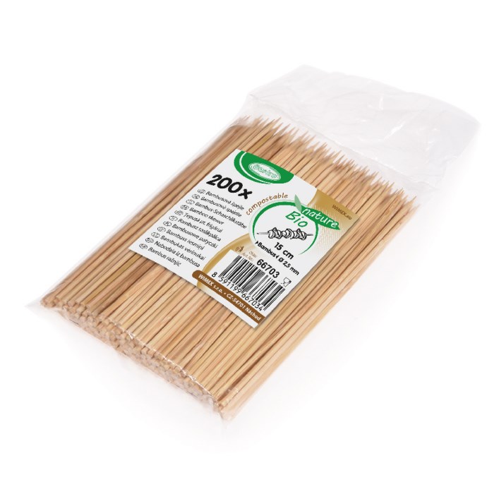 Single-pointed skewers 150mm